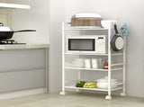 Widen 4 Tiers Multi-functional Storage Cart Ivory White 51202437