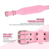 L Size Weight Lifting Belt, Leather Weight Lifting Belt with 4 inch Padded Lumbar Support Belt for 66872570