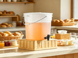 2 Pack 5 Gallon Plastic Beverage Dispenser with Spigot & Lid, Large Drink Dispenser for Iced Tea, 65206920