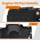 Lower Engine Oil Pan for Infiniti Q50 Q60 RWD 111105CA2A 11110-5CA2A Black 42113713