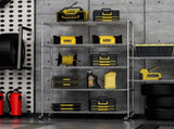 5 Tier 6000lbs Heavy Duty Adjustable Storage Rack Metal Shelf Wire Shelving Unit with Wheels & Shelf W155083057
