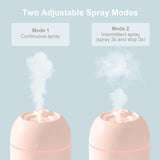 Portable Mini Humidifier, 220ml,Small Cool Mist Humidifier, USB Personal Desktop Humidifier For 70777005
