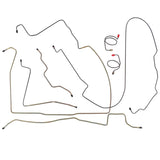 Power Disc Brake Line Kit For Jeep Wrangler YJ 2.5 4.0 4.2 1987-1995 JPB9302 JPB8701 JPB9502 71098567