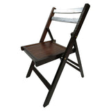 Furniture Slatted Wood Folding Special Event Chair - Cherry, Set of 4, FOLDING CHAIR, FOLDABLE STYLE 02580157