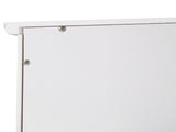 Double Door Fork Toilet Cabinet White 62734971