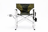 2-piece Padded Folding Outdoor Chair with Side Table and Storage Pockets,Lightweight Oversized W24172220