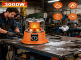 3000W 2 in 1 Portable Propane Heater & Stove - 360&deg Far-Infrared Heating with Stepless Flame 77931474