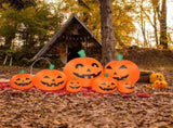 7ft Classic 7pcs LED String Lights 7pcs Pumpkin Inflatable Halloween Decoration 86501559