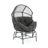 Palos Outdoor Wicker Glider Chair - Dark Gray N775P191232G