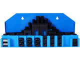 58Pc T-Slot Clamping Kit Mill Machinist Set With T-slot cleaner and Tightening Wrench W465P215025