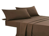 Bed Sheets 4-Piece Set OEKO-TEX Certified Bedding with Fitted Sheet, Flat Sheet & Pillowcases 22609494