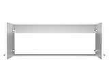 Wall cabinet 19"H, two Doors, two internal Shelves, White B097P221380