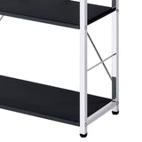 Tennos Black & Chrome Finish Bookshelf B2726P285984