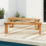 NESTOR BENCH SET OF 2, NATURAL 63892.00