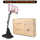 Portable Basketball Hoop for Youth Adults & Professional Match,Adjustable Height 8.04 ft to 10.01 W3297P297487