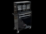 High Capacity Rolling Tool Chest with Wheels and Drawers, 8-Drawer Tool Storage Cabinet--BLACK W110243192