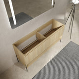 60" Freestanding Bathroom Vanity & 4 Soft-Close Cabinet Doors -Excluding Sink W1972P199464