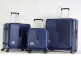 Luggage,with front opening,TSA approved lock,hardshell suitcase,Blue W2880P208360