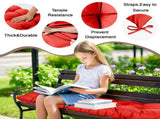 Outdoor Bench Cushion, 60 20 4 Inch, Tufted Waterproof Swing Cushion with Ties, for Patio Bench 37341934