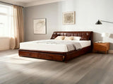 MADE IN US,10" Queen Size Green Tea Memory Foam Mattress in Box, Fiberglass Free, White W311P371388