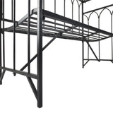 Steel Garden Arch with 2-Seat Bench 45042326
