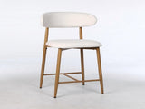 Counter Height Bar Stools Set of 2, Upholstered Counter Stools Modern Barstools with Metal Legs for 92612452