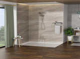 Multi Function Dual Shower Head - Shower System with 4.7" Rain Showerhead, 7-Function Hand Shower, W124361937