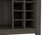 Bar Cabinet, One Open Drawer, One Open Shelf, Carbon Espresso B097133097