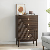 4 drawer dresser, modern wardrobe dresser chest of drawers, wooden cabinet, dresser W1706P318063