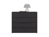 Bristol 4-Drawer Dresser, Wenge B128P485417