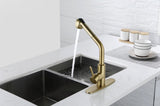 Utility Sink Faucets Single-Handle Pull-Out Laundry Faucet with Dual Spray Function in Stainless W928110189