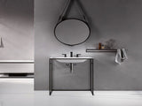 Bathroom Faucet For bathroom Sink With Two Handles And Supply Lines, no swivel- MB B2724P501258