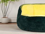 Oversized Bean Bag Chairs,Multicolor Faux Fur Couch Filled with Shredded Sponge,Large Lounger Sofa 34352356