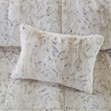 Full/Queen 4PC Faux Fur Comforter Set B03597119