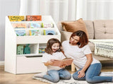 Kids Shelf Book/Storage Cabinet-White 19517984