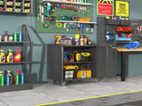 Heavy-Duty Metal Garage Storage Cabinet with Wheels - Sturdy and Durable Tool Storage Cabinet for T2398P223005