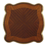 Honey Oak End Table with Bottom Shelf B062P209105