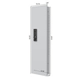 ZNTS 53" Passwod Touch Panel In-Wall Safe,Hidden Wall Gun Safe for Rifles with Adjustable W1779P198266