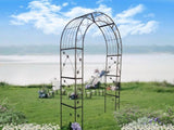 Metal Garden Arch Garden Arbor Trellis Climbing Plants Support Arch Outdoor Arch Wedding Arch Party W656127048