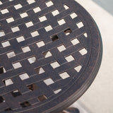Outdoor 19" Cast Aluminum Side Table N773P348299B