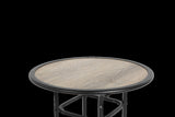 3pcs Outdoor Bar Set, Patio Bar Table and Chairs Set, Bar Height Patio Set - 2 x Swivel Bar Chairs , W640P256798
