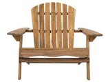 Folding Adirondack Chair Outdoor Wooden Accent Furniture Fire Pit Lounge Chairs,Foldable Design for N770P358873T