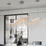 36.2-inch Dangling Wave Crystal Chandeliers W1340P222516