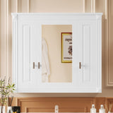 Bathroom Wall Cabinet with Mirror, Wall Mounted Medicine Cabinet with 4 Shelves, Mirrored Door Over 58103188