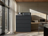 4 Drawer Lateral File Cabinet, Heavy Duty Metal Filing Cabinet, 35.4 Inch Wide Locking File Cabinet 96426243