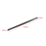 Cutting Edge Bucket Hardened Unpainted 30MnB Silver Fits for Skid Steer Loader 84"x6"x3/4" 33148573