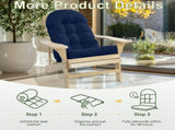 Adirondack Chair Cushion, Rocking Chair Cushion 44x19.4x4 inch, High Weather Resistant Tufted 84730041