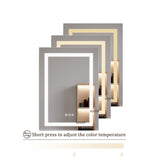 26x20 inch Bathroom Medicine Cabinet with LED Mirror, Anti-Fog, Waterproof, 3000K6000K Single Door W1738100833