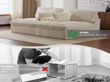 Double Chaise Lounge Chair Indoor,Oversized Upholstered Sleeper Cloud Couch,Deep Seat Luxury Sofa 84993823