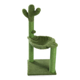 ZNTS Cat Tree Scratcher Cactus With Cat Scratching Post Hammock Interactive Ball Green 29427516